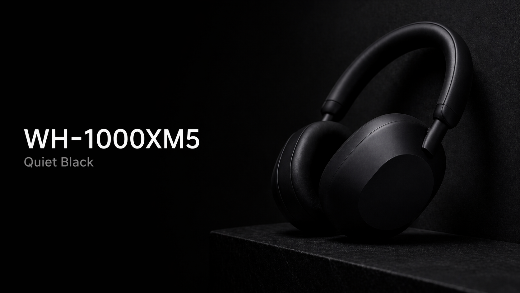Sony WH-1000XM5 ブラック、静けさのための道具。